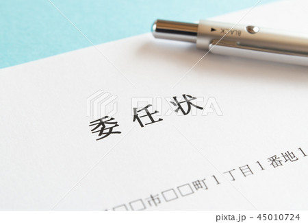 委任状 代理人 届出 委任状 代理人 届出 45010724