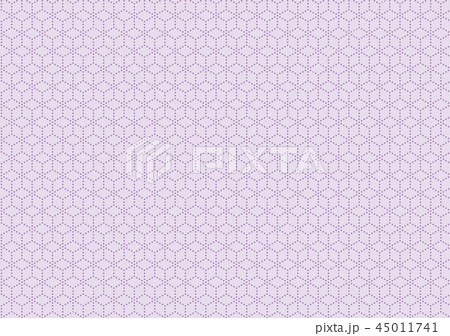 ラッピング 綺麗 かわいい 亀甲 薄紫 上品 包装紙 江戸小紋 化粧紙 小紋のイラスト素材