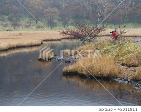 靄の中の覚満淵 45011911