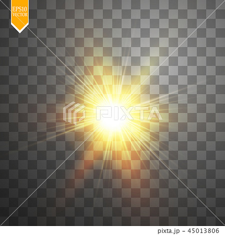 Glow light effect. Starburst with sparkles. Glow light effect. Starburst with sparkles. 45013806