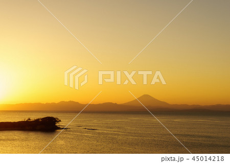 長者ヶ崎・夕景 45014218