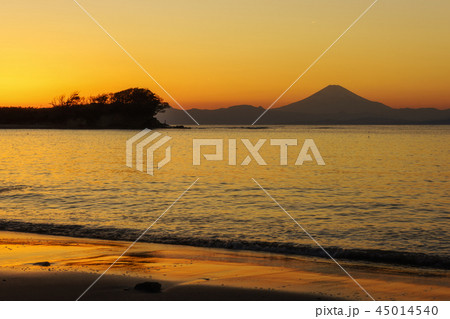 長者ヶ崎・夕景 45014540