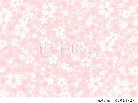 ピンク花柄のイラスト素材