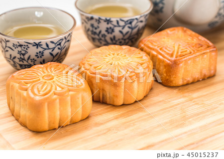 Delicious moon cake for Mid Autumn Festival 45015237
