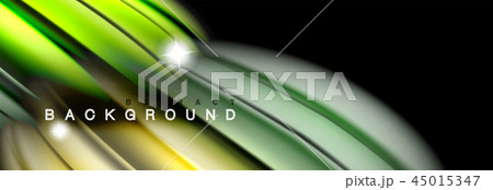 Background abstract design, flowing mixing liquid color waves on black Background abstract design, flowing mixing liquid color waves on black 45015347