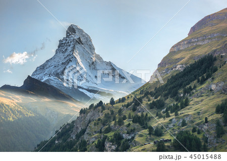 Matterhorn in Swiss Alps, Zermatt area,Switzerland 45015488