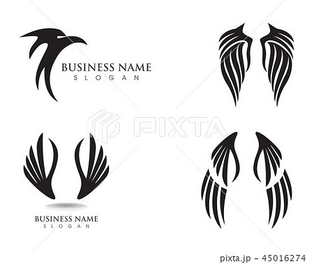 Eagle wing falcon logo and symbols template vector 45016274
