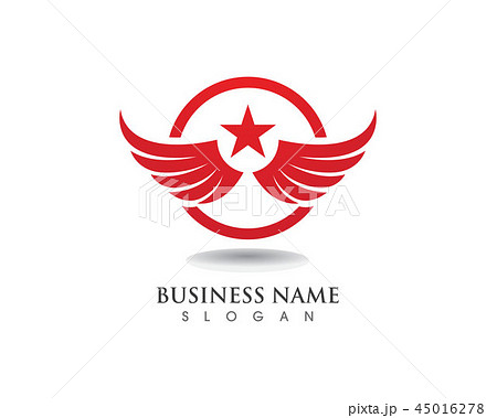 Eagle wing falcon logo and symbols template vector Eagle wing falcon logo and symbols template vector 45016278