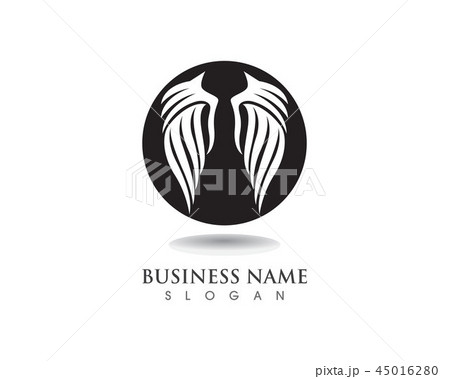 Eagle wing falcon logo and symbols template vector 45016280