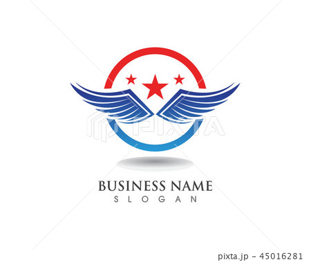 Eagle wing falcon logo and symbols template vector Eagle wing falcon logo and symbols template vector 45016281