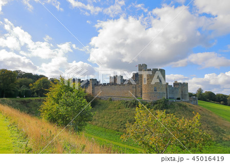 イギリスのアニック城の写真素材