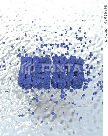 CG　3D　イラスト　脂肪　Fat　ダイエット　分解　燃焼　健康　メタボリック　美容　エステ　痩身　 45016569