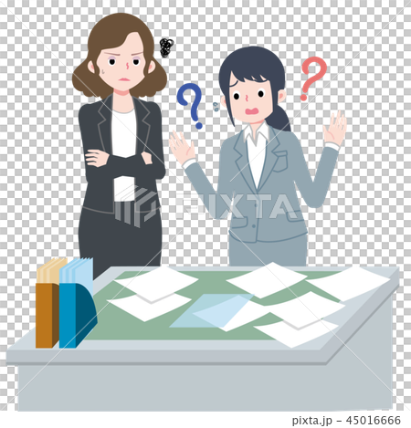 書類を紛失した女性会社員 45016666