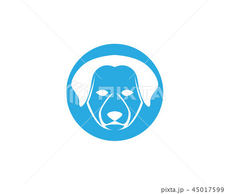 Dog head symbol and logo vector Dog head symbol and logo vector 45017599