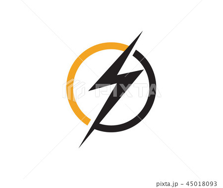 Flash thunder bolt logo 45018093