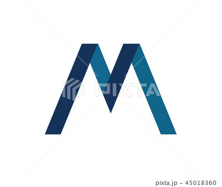 Letter M vector icons such logos template 45018360