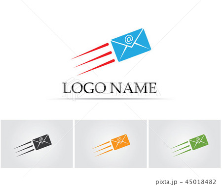 Vector - Fast Cloud Mail Logo Design Template.. Vector - Fast Cloud Mail Logo Design Template.. 45018482