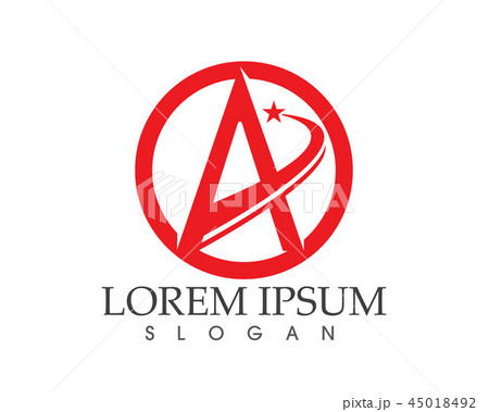 A Letter Logo Business Template Vector icon 45018492