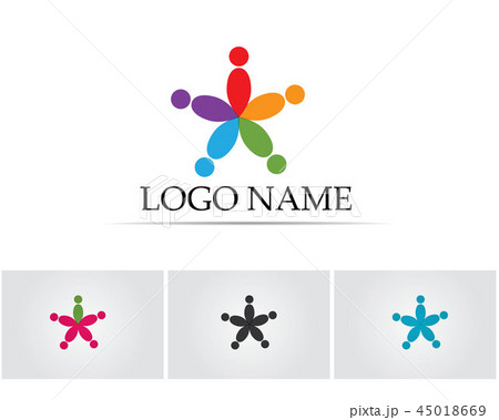 Community people care logo and symbols template.. 45018669