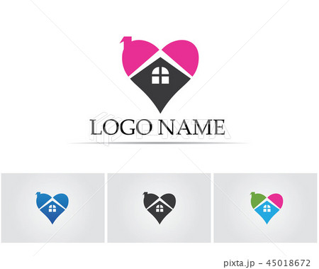 Love Logo and symbols Vector Template icons app.. 45018672