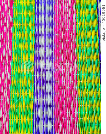 Colorful pattern on the papyrus mat Colorful pattern on the papyrus mat 45019961