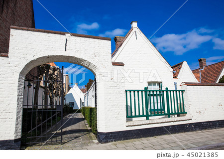 Traditional architecture of the historical Bruges 45021385