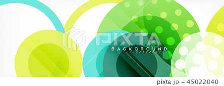 Overlapping circles design background Overlapping circles design background 45022040