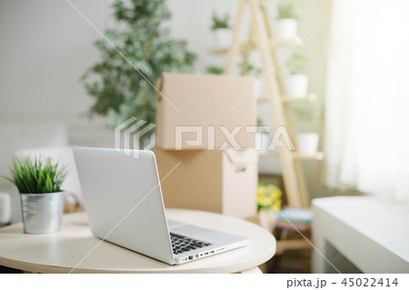 home office workplace with laptop home office workplace with laptop 45022414