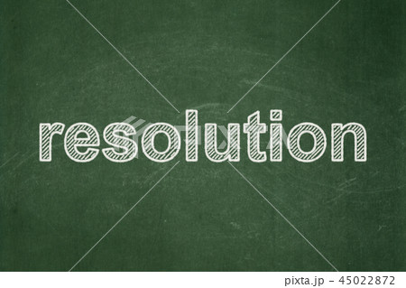 Law concept: Resolution on chalkboard background Law concept: Resolution on chalkboard background 45022872