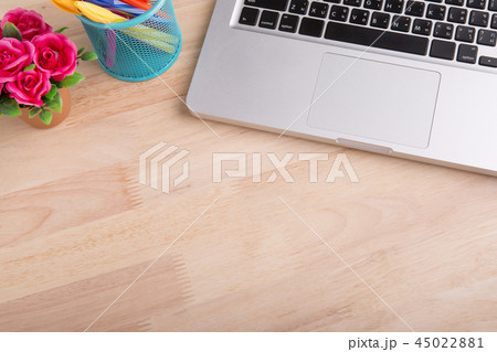 office workplace with computer 45022881