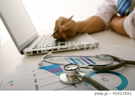 doctor hand working medical concept doctor hand working medical concept 45022891