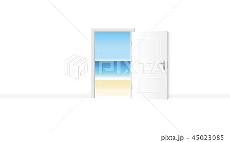 Open Door Beach View Ocean Shore 45023085