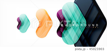 Shiny glossy arrows background 45023903