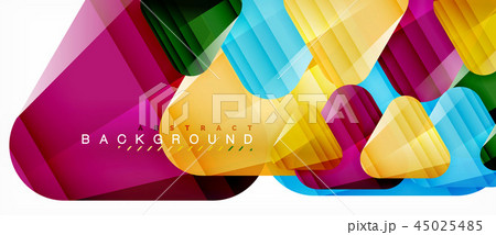 Geometric abstract background, triangles 45025485