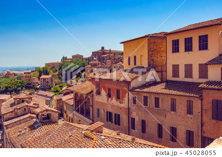 Italian town from above 45028055