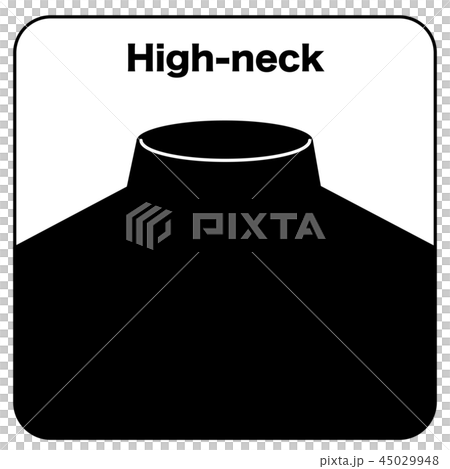 Neck collar icon high neck vector - Stock Illustration [45029948] - PIXTA