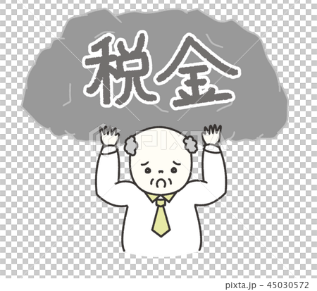 Tax increase tax old man male 45030572