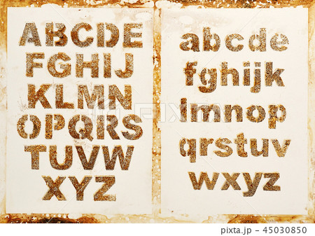 アルファベット　背景素材 45030850