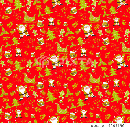christmas pattern red seamless backgrounds vectors 45031964