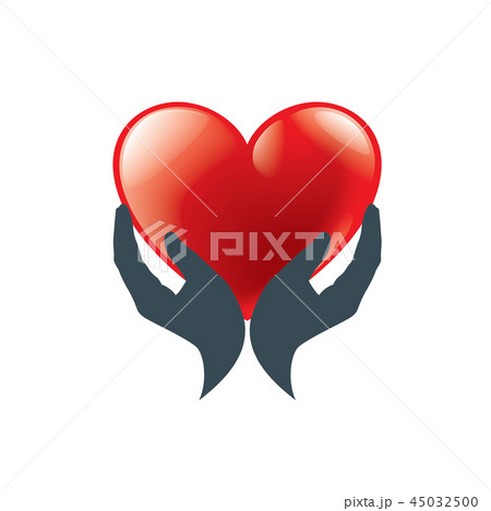 Heart sign for Valentine day. Vector illustration Heart sign for Valentine day. Vector illustration 45032500