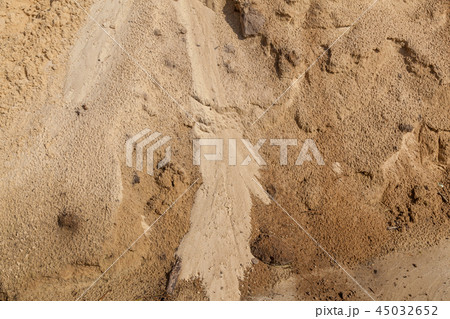 Sand texture after rain Sand texture after rain 45032652
