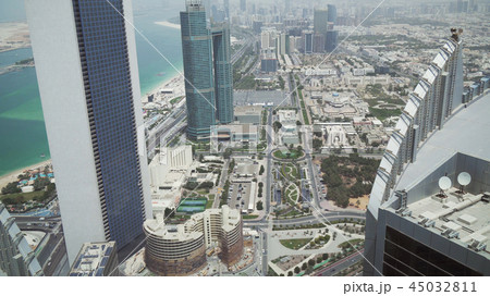 Beautiful top view of Abu Dhabi Beautiful top view of Abu Dhabi 45032811