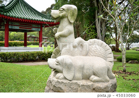 sculpture representing a chinese zodiacal sign sculpture representing a chinese zodiacal sign 45033060