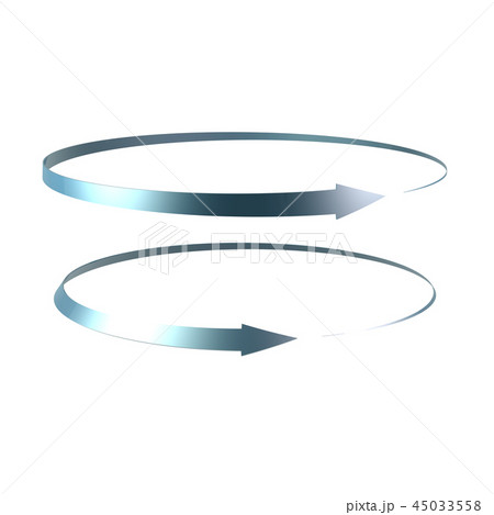 矢印 回転 線 45033558