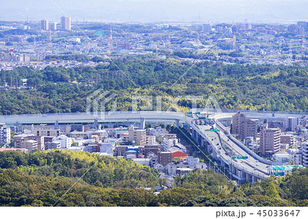 名古屋市千種区都市風景　高針JCT 45033647