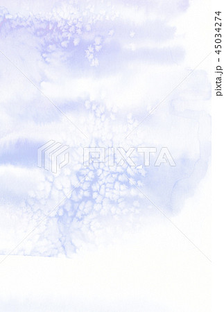 手描き　水彩　欠礼状　文字なし（5） 45034274