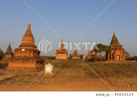 バガンの景色/（ミャンマー） 45034314
