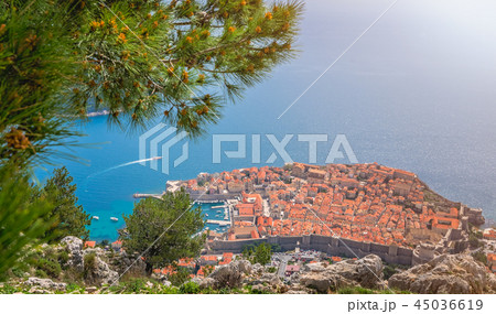 Dubrovnik Old Town from above 45036619
