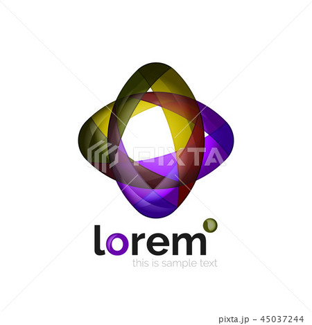 Abstract geometric business icon 45037244
