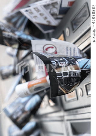 Advertising in a modern mailbox 45038887